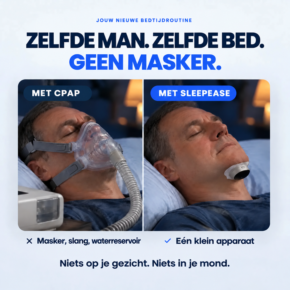 SleepEase Pro — Elimineert snurken en slaapapneu