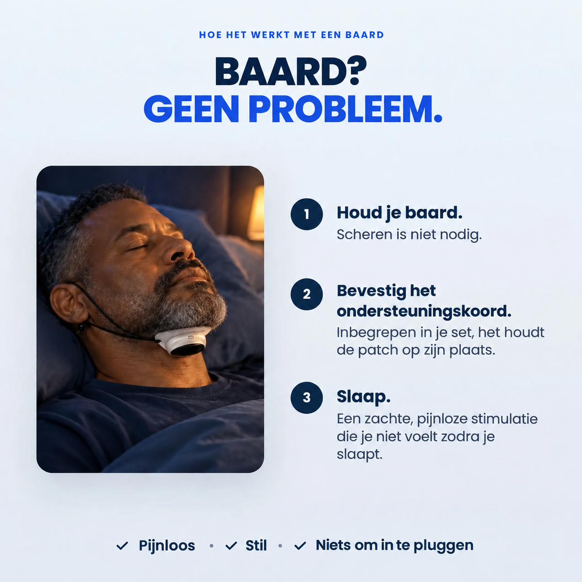 SleepEase Pro — Elimineert snurken en slaapapneu